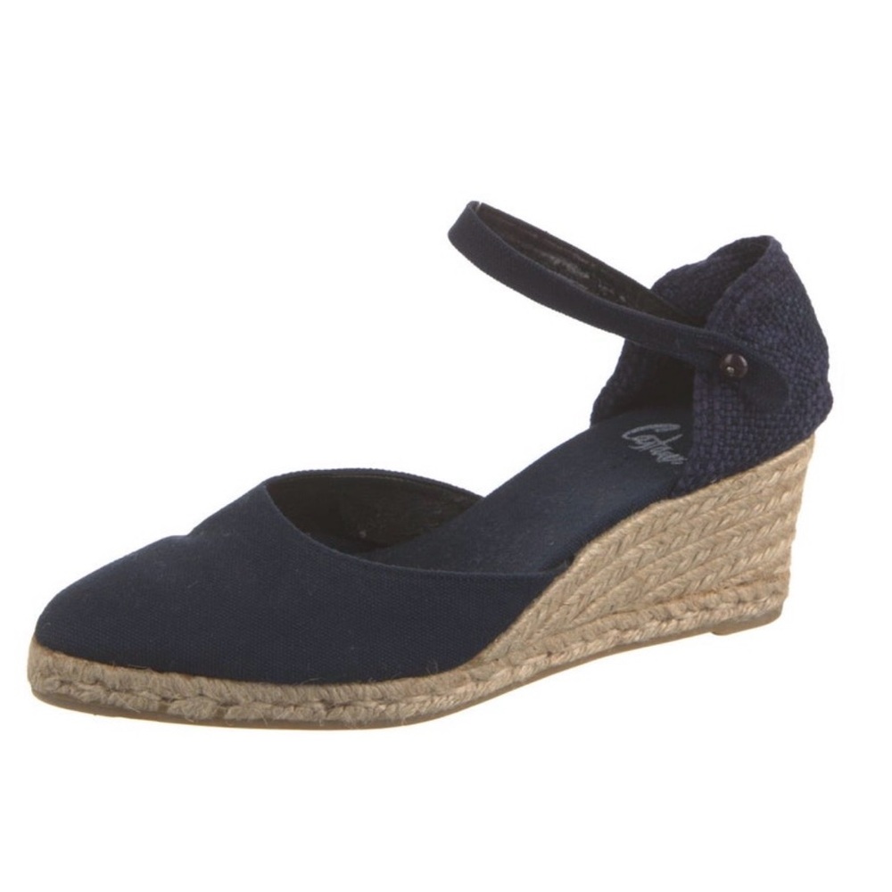Castaner Dark Blue Espadrille Wedges Eu size 39